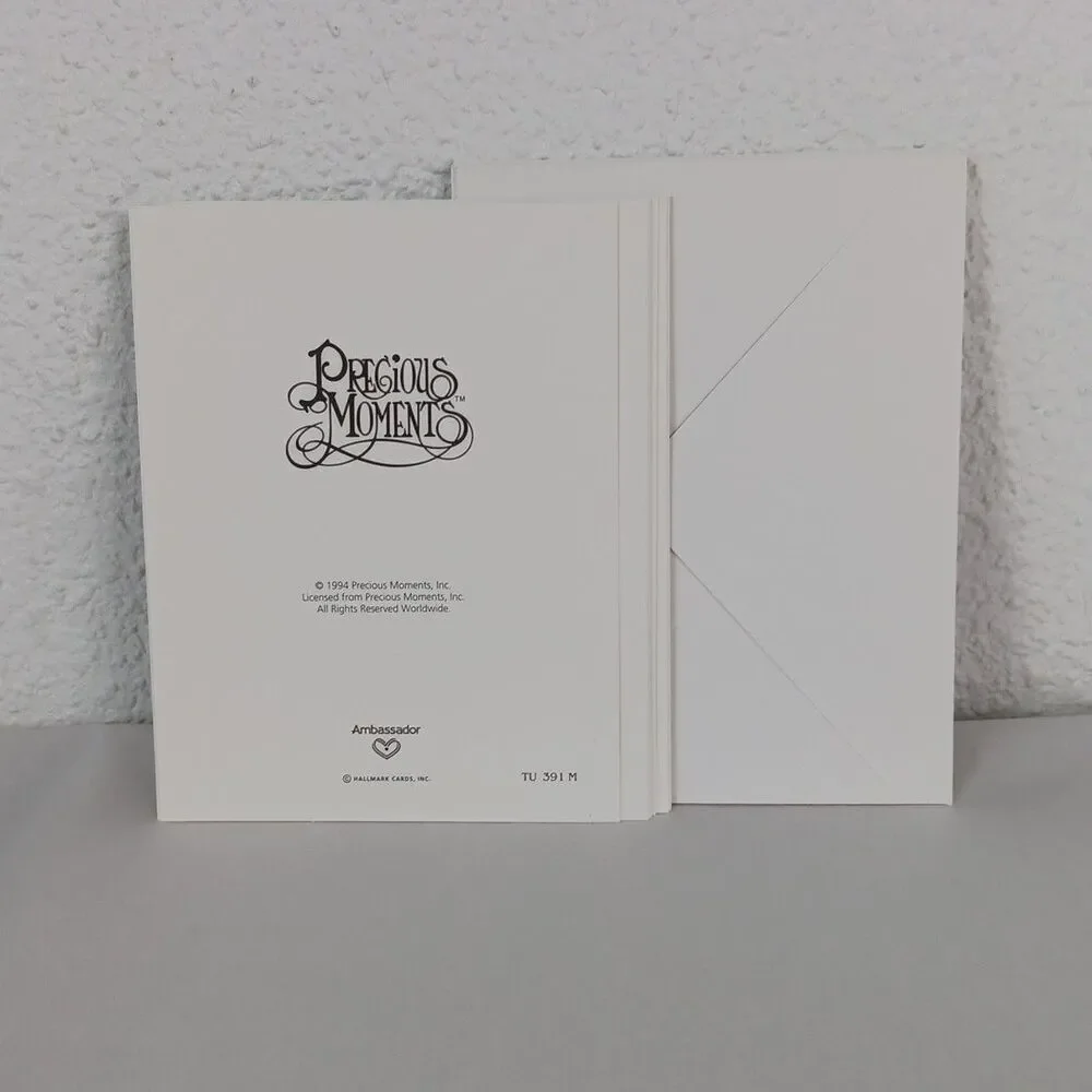 Hallmark Precious Moments Thank You Notes New Unused Opened Package Blank Inside
